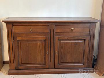 Soggiorno completo legno massello