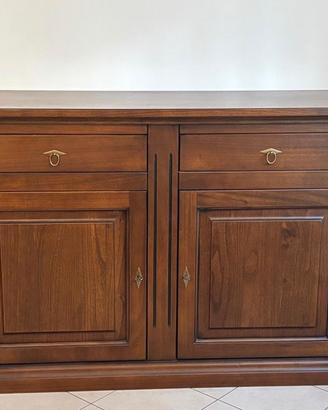 Soggiorno completo legno massello