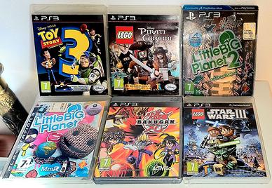 Giochi PS3 lotto LEGO, TOY STORY, BIG PLANET