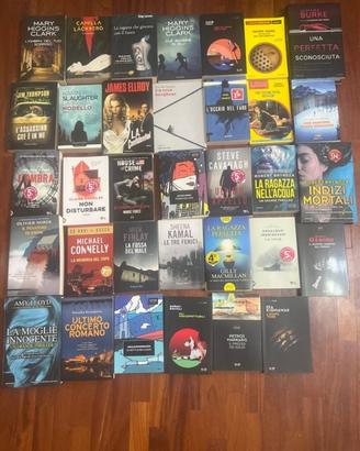 stock 34 libri thriller