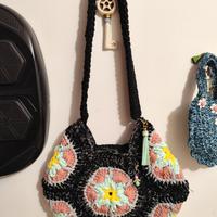 Borsa uncinetto handmade boho chic – pezzo unico
