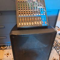 Cassa yhama  con mixer  yamha