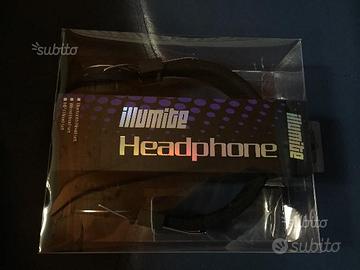 Illumite Headphone Cuffie h1 nere NUOVE