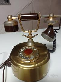 Telefono Antico colore bronzo