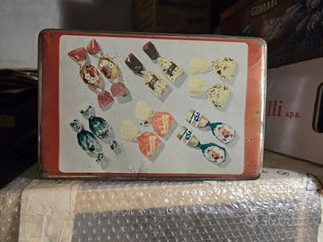 scatola latta anni 50