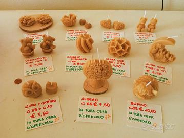 Candele in pura cera d'api 