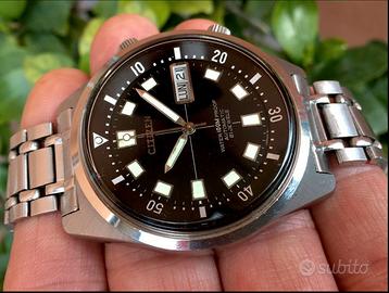Raro Citizen Parawater diver 70’S 43 MM. 520343Y