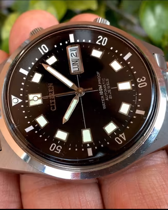 Raro Citizen Parawater diver 70’S 43 MM. 520343Y