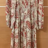 Abito con corpetto a smock XS H&M