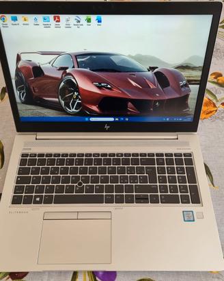 Notebook HP Elitebook 850 G5 i7 15 Pollici