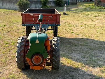 motocoltivatore PASQUALI 12cv con RIMORCHIO  FRESA
