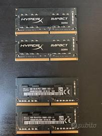 Kit RAM SODIMM DDR4 24GB - HyperX 16GB + Apple ori