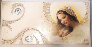 Quadro natività - bottega d'arte argento ACCA