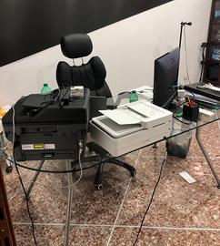 Scrivania vetro ufficio