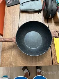 Padella Wok Sambonet Rock’N’Rose 32 cm + coperchio