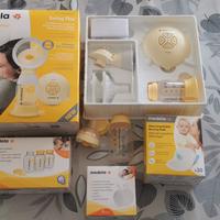 Tiralatte Medela Swing Flex + 3 biberon + coppette