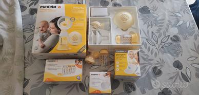 Tiralatte Medela Swing Flex + 3 biberon + coppette