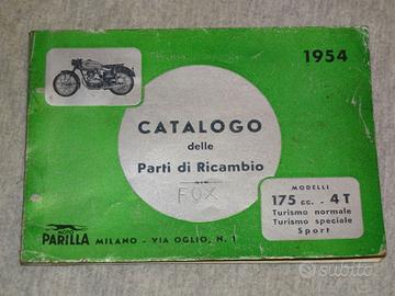 CATALOGO RICAMBI PARILLA 175-4T  1954