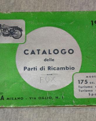 CATALOGO RICAMBI PARILLA 175-4T  1954