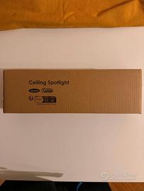 Base faretti da parete soffitto con base in legno