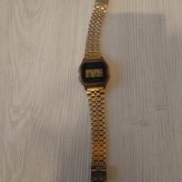 orologio Casio retro gold 