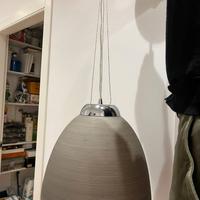 lampada a sospensione da soffitto in vetro