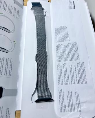 apple watch stainless steel milanese loop 45 mm