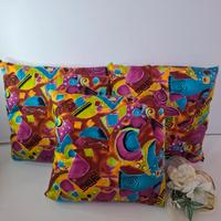 Tris cuscinetti decò multicolor 