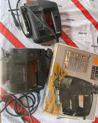 2 seghetti alternativi Black+Decker funzionanti