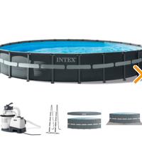 piscina intex rotonda. altezza 1.32  diametro 7.50