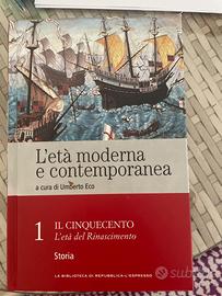 Libro di storia l’età moderna e contemporanea