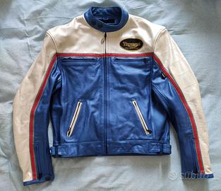 Triumph giacca uomo pelle leather jacket 56-UK 46
