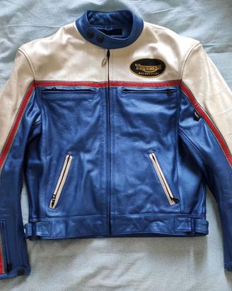 Triumph giacca uomo pelle leather jacket 56-UK 46