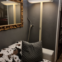 Lampada da pavimento stile industrial anni 90