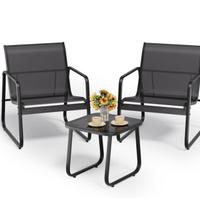 Poltroncine con tavolino da giardino NUOVI