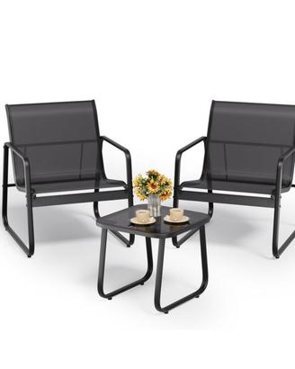 Poltroncine con tavolino da giardino NUOVI