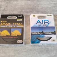 Set Filtro Obiettivo 77mm Kenko CPL e UV