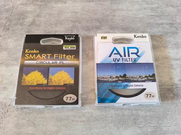 Set Filtro Obiettivo 77mm Kenko CPL e UV