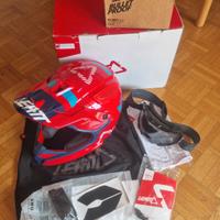 Leatt Helmet GPX 4.5 V19.2 + Leatt goggle velocity