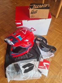 Leatt Helmet GPX 4.5 V19.2 + Leatt goggle velocity