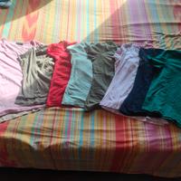 9 magliette donna, in blocco a 5 euro