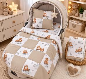 ✨ Completo Culla / Navicella / Carrozzina – Patchw