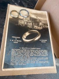 Lotto Cartolina + fedi