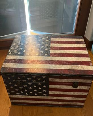Cassettiera bandiera americana