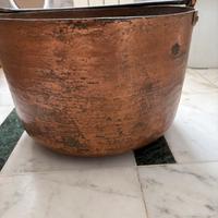 Antico Paiolo in Rame Battuto a Mano Vintage