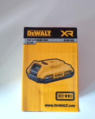 Batteria DeWalt 18V 2.0Ah XR (DCB183-XJ) Nuova