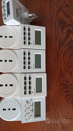 Programmatori timer presa elettrica.5 pz.