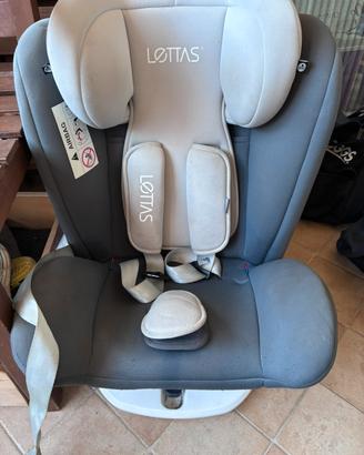 Seggiolino Auto Girevole con Isofix reclinabile