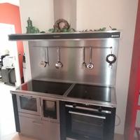 Cucina a lena combinata Pertinger