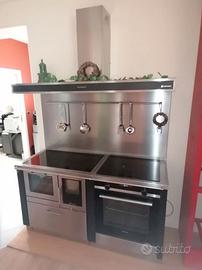 Cucina a lena combinata Pertinger